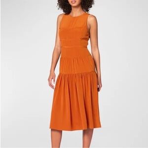 Joie Cressida Sleeveless Tiered Midi Dress Size 4
